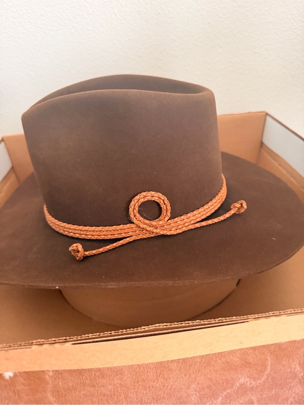 Vintage Resistol XXX Beaver Chaparral Mink Western Cowboy Hat Size 7 USA Box - Picture 2 of 9